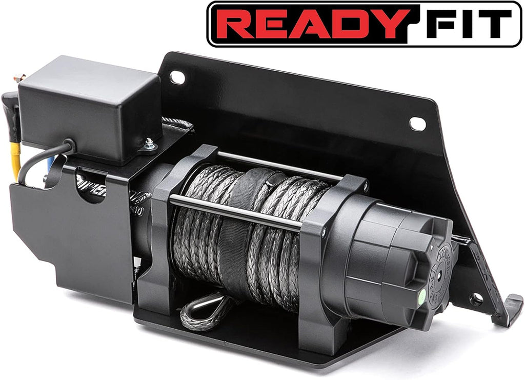 6000 lb. Ready-Fit Winch, 266.1 Gear Ratio, 50 Foot Remote, 3/16 Inch Steel, Permanent Magnet DC 12V, 1.9 HP Motor S342