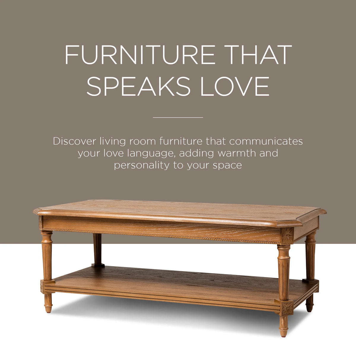 Rectangular Wood Coffee Table C878565