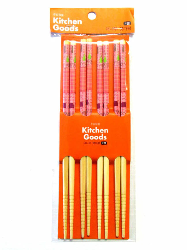 Bamboo Chopstick 4 Pairs V68728