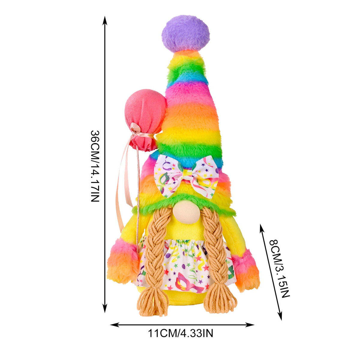 Rainbow Doll Decoration Q314058