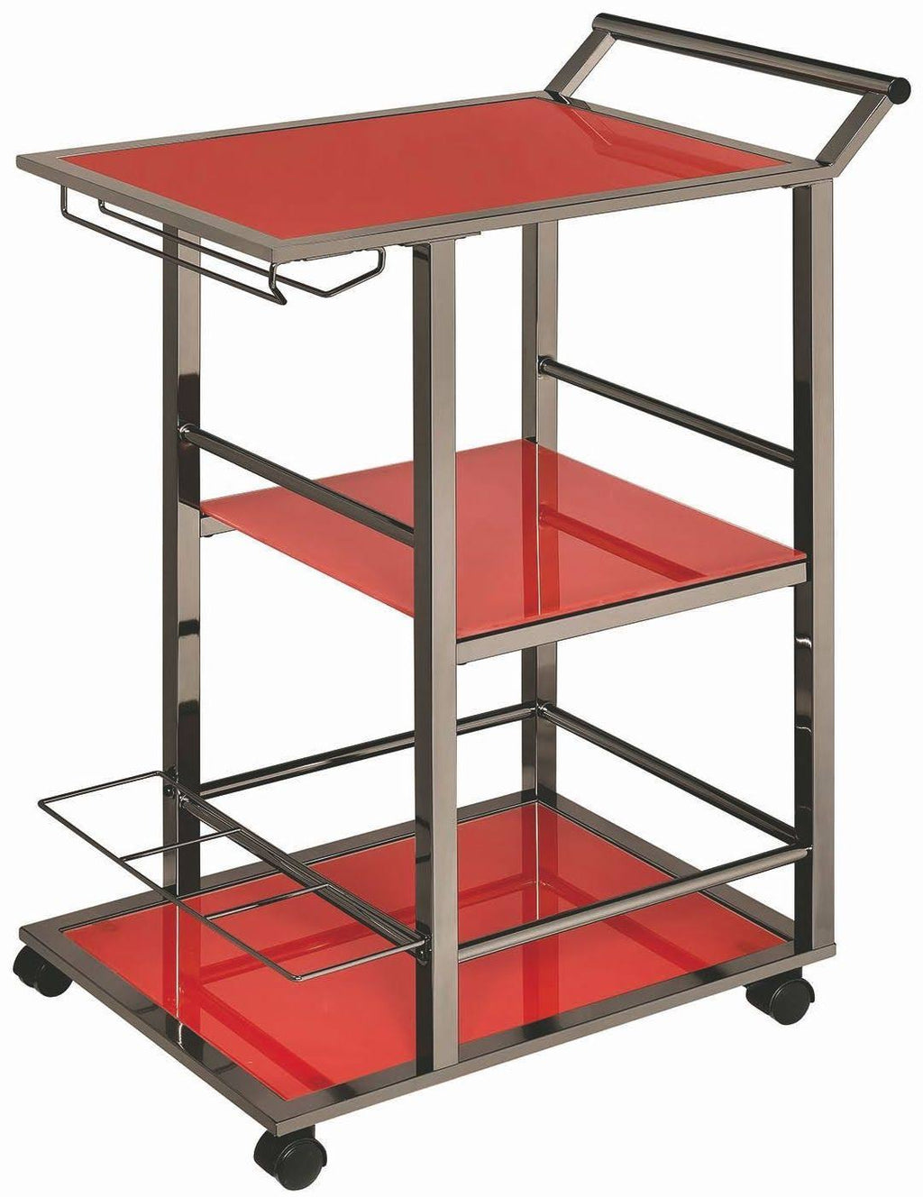 Red Serving Cart B899599