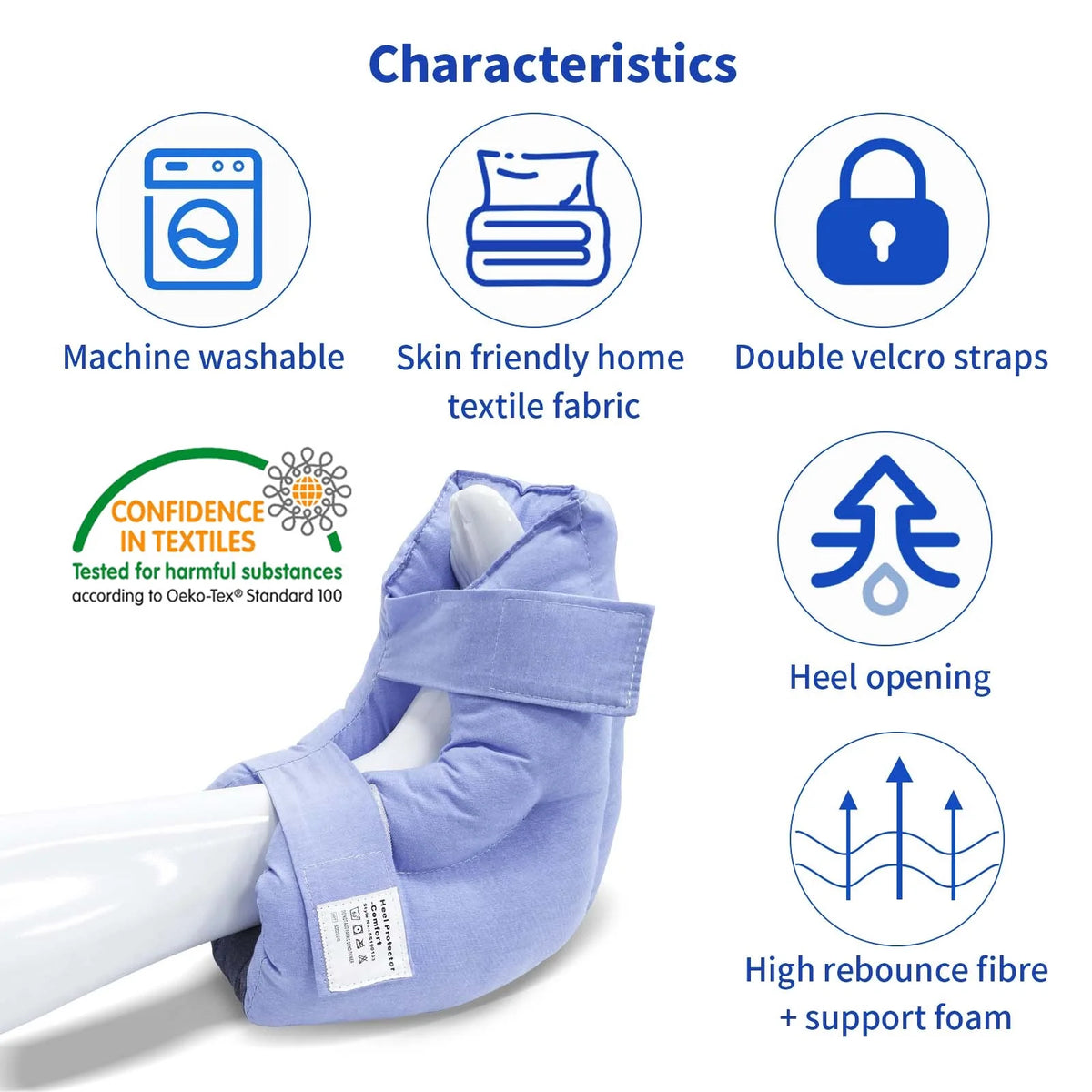 1pc Heel Protector Cushion Foot Pillow Y8577