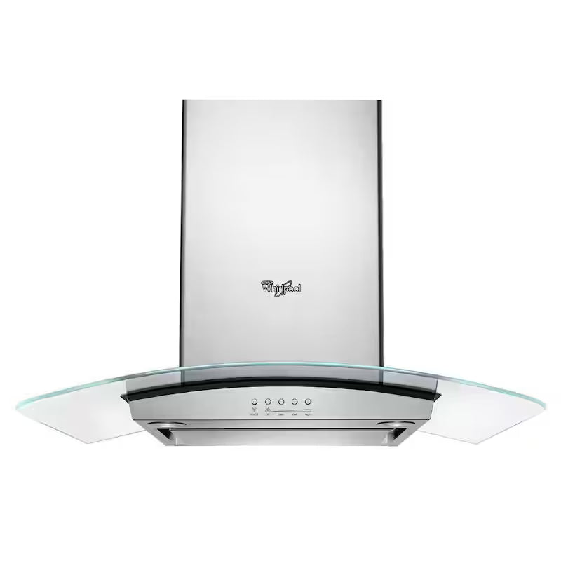 36 in. Glass Wall Mount Range Hood in Stainless Steel H4072