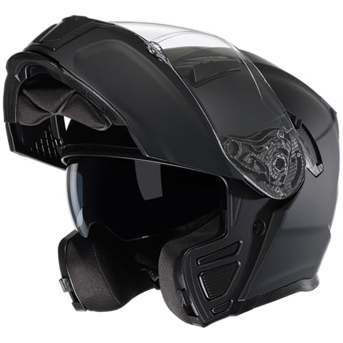 Modular Motorcycle Helmet Flip Up Full Face Dual Visor A42438