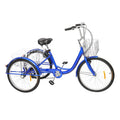 Blue 26-Inch Wheel Adult Tricycle A3675