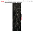 Black Silvery Marble Crack Pattern Waterproof Peel And Stick Wallpaper V7894