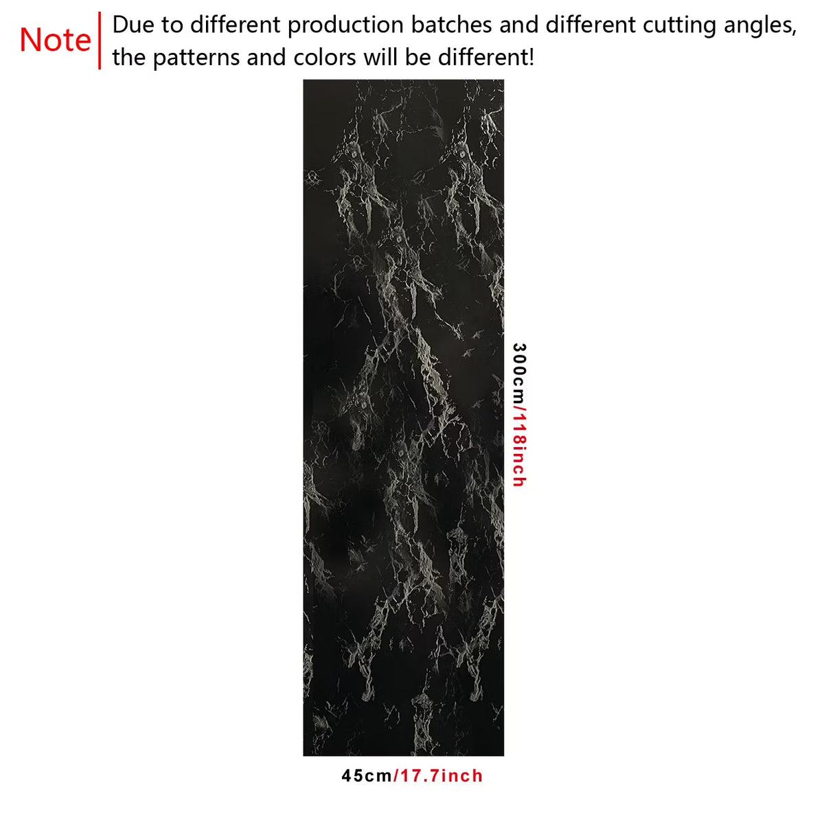 Black Silvery Marble Crack Pattern Waterproof Peel And Stick Wallpaper V7894