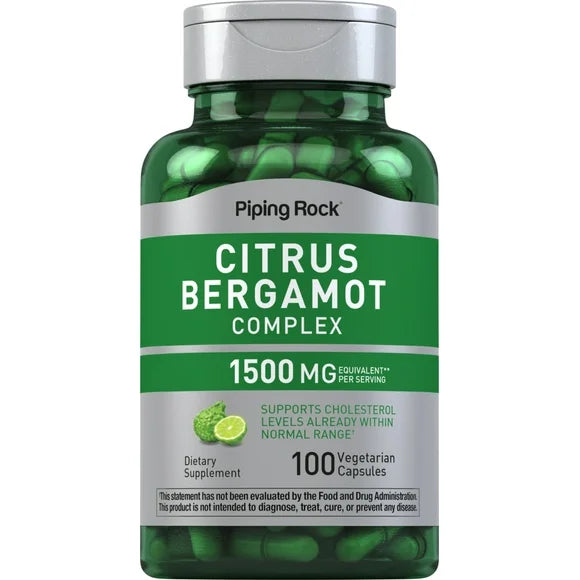 Citrus Bergamot Extract 1500mg 100 Capsules A727