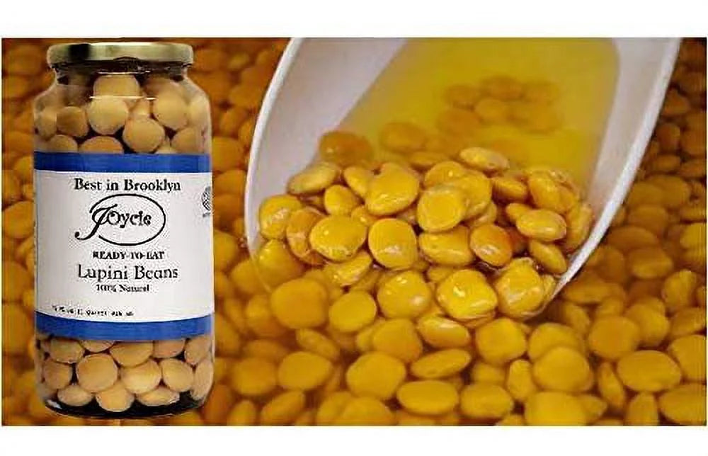 Ready To Eat Lupini Beans 32 OZ Jar Pack of 6 P7177