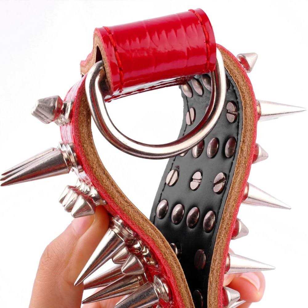 Genuine Leather Spiked Studded Dog Collars S4255