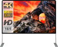 100 inch 16:9 Portable Projector Screen with Stand and Carry Bag M4757