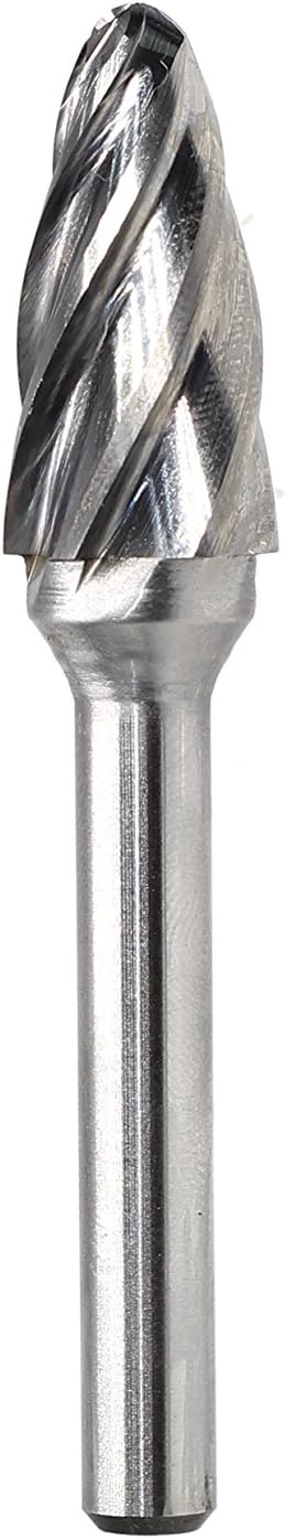 Carbide Rotary Burr Files Set, 5pcs, 1/4 Shank, Pack of 2 O96178