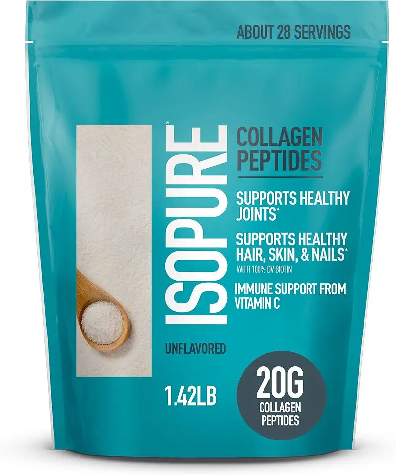 Unflavored Collagen Peptides Powder 1.42 Lb 28 Servings C2193