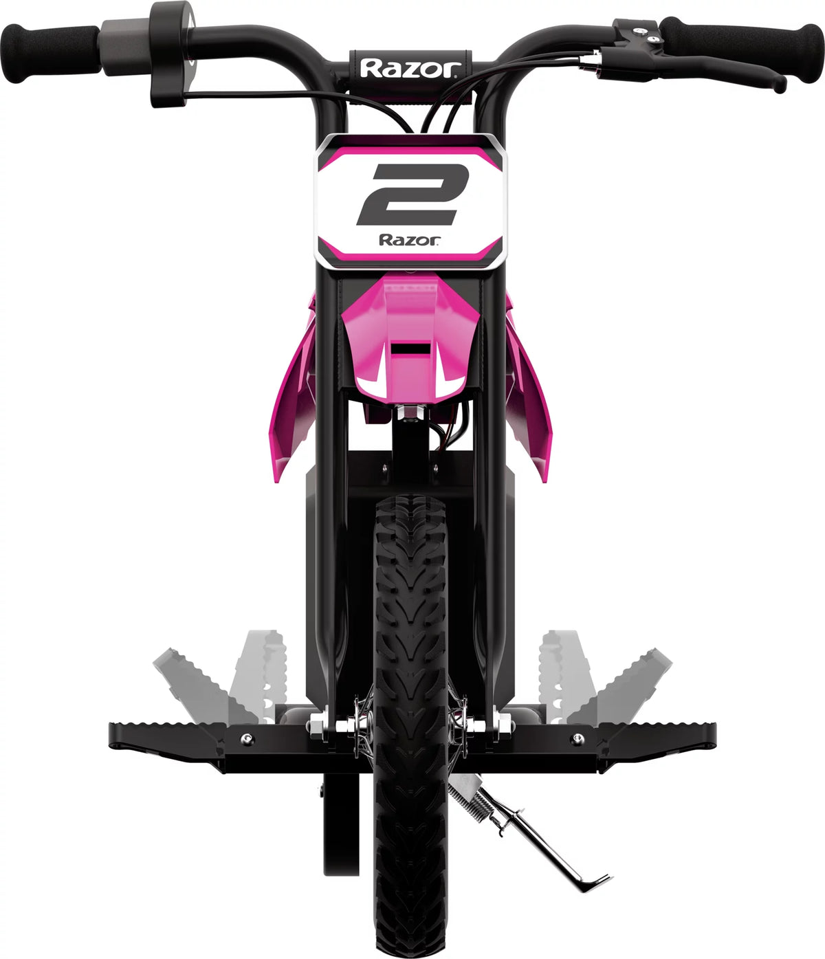 Black Electric-Powered Dirt Bike F85571