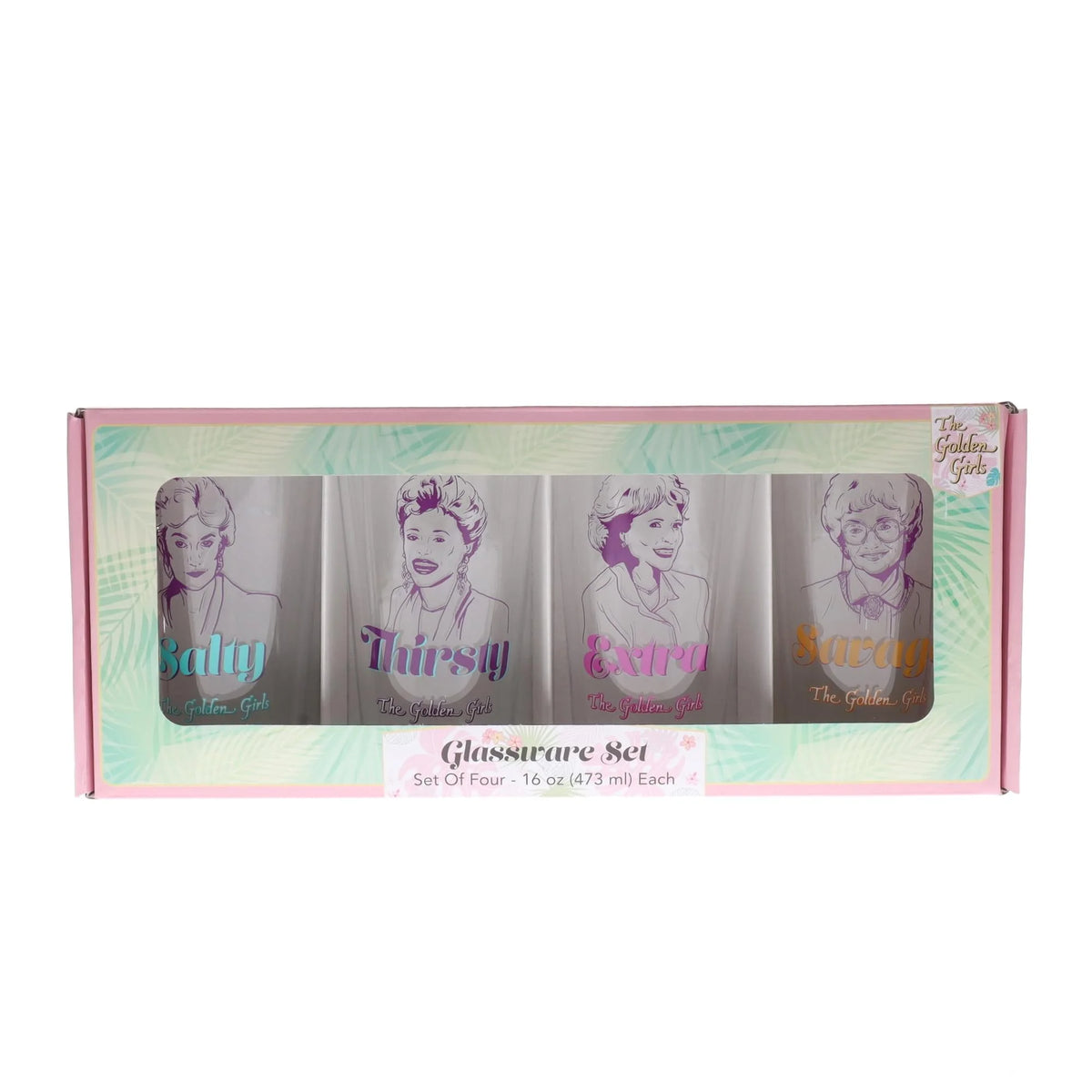 16-Ounce Pint Glasses Set of 4 Y870065