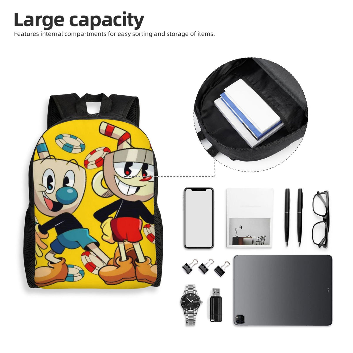 Lightweight Unisex Daypack Backpack N777