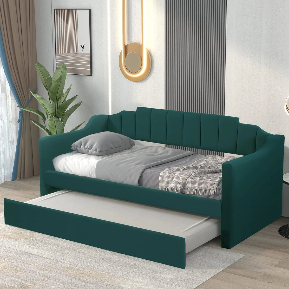 Upholstered Daybed with Trundle B322808