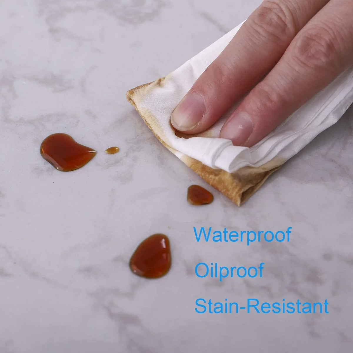 Clear Round Vinyl Fitted Waterproof Tablecloth E5068