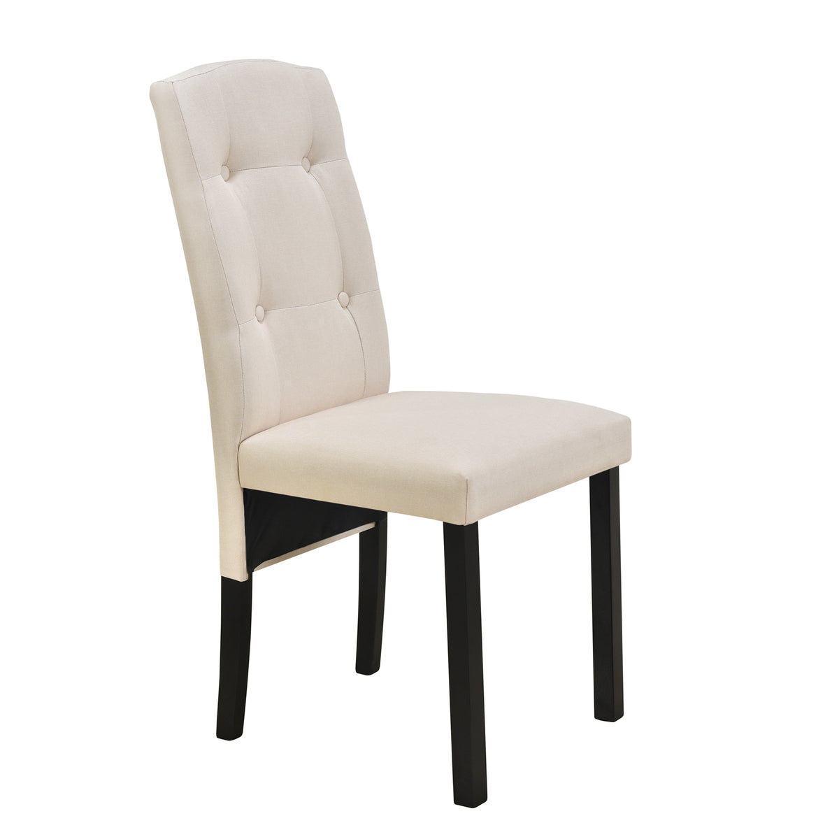 5 Piece Dining Set with Faux Marble Tabletop and 4 Upholstered Chairs S9691