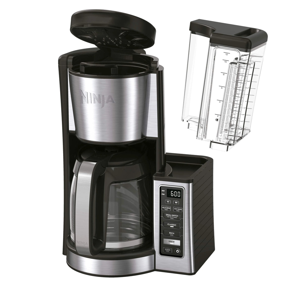 12-Cup Programmable Coffee Maker with Glass Carafe X19562