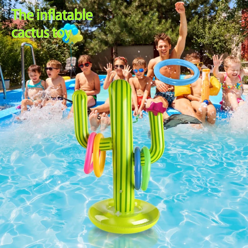 Inflatable Cactus Ring Toss Water Toys K682114