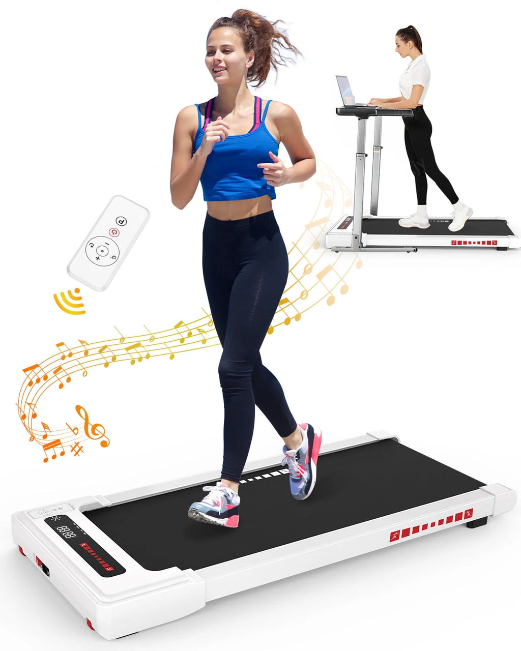 2.5HP Under Desk Electric Treadmill X940452