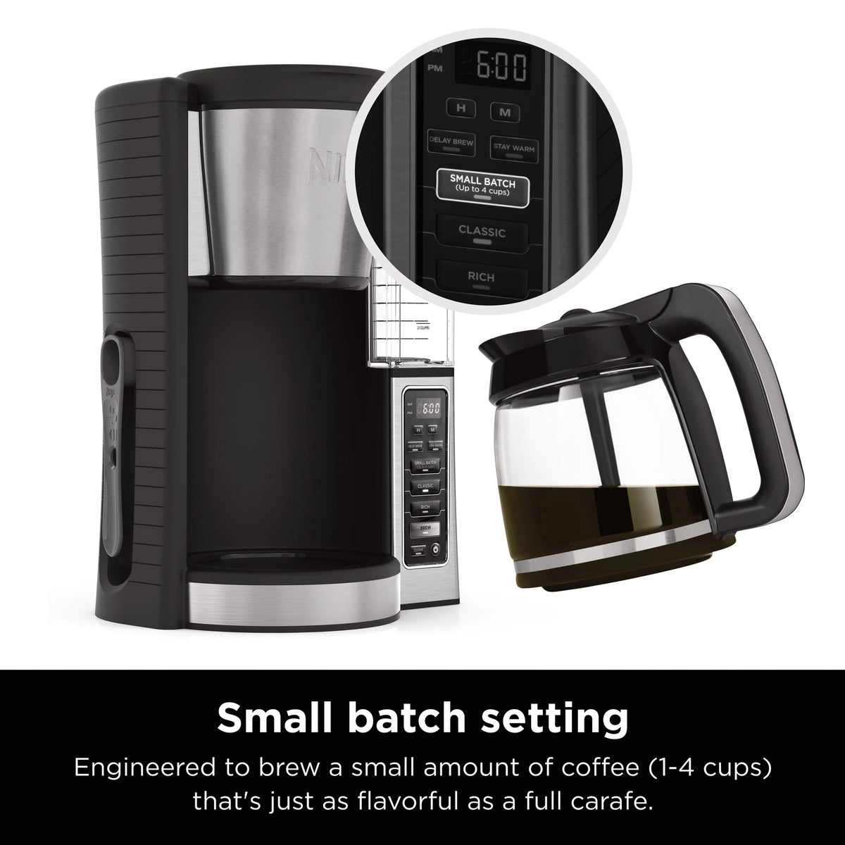 12-Cup Programmable Coffee Maker with Glass Carafe X19562