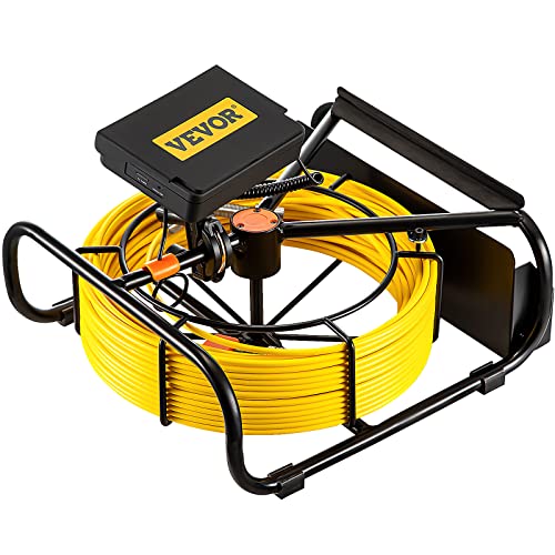 98.4 ft 4.3" Pipe Drain Inspection Camera with DVR Function and LED Lights L77197