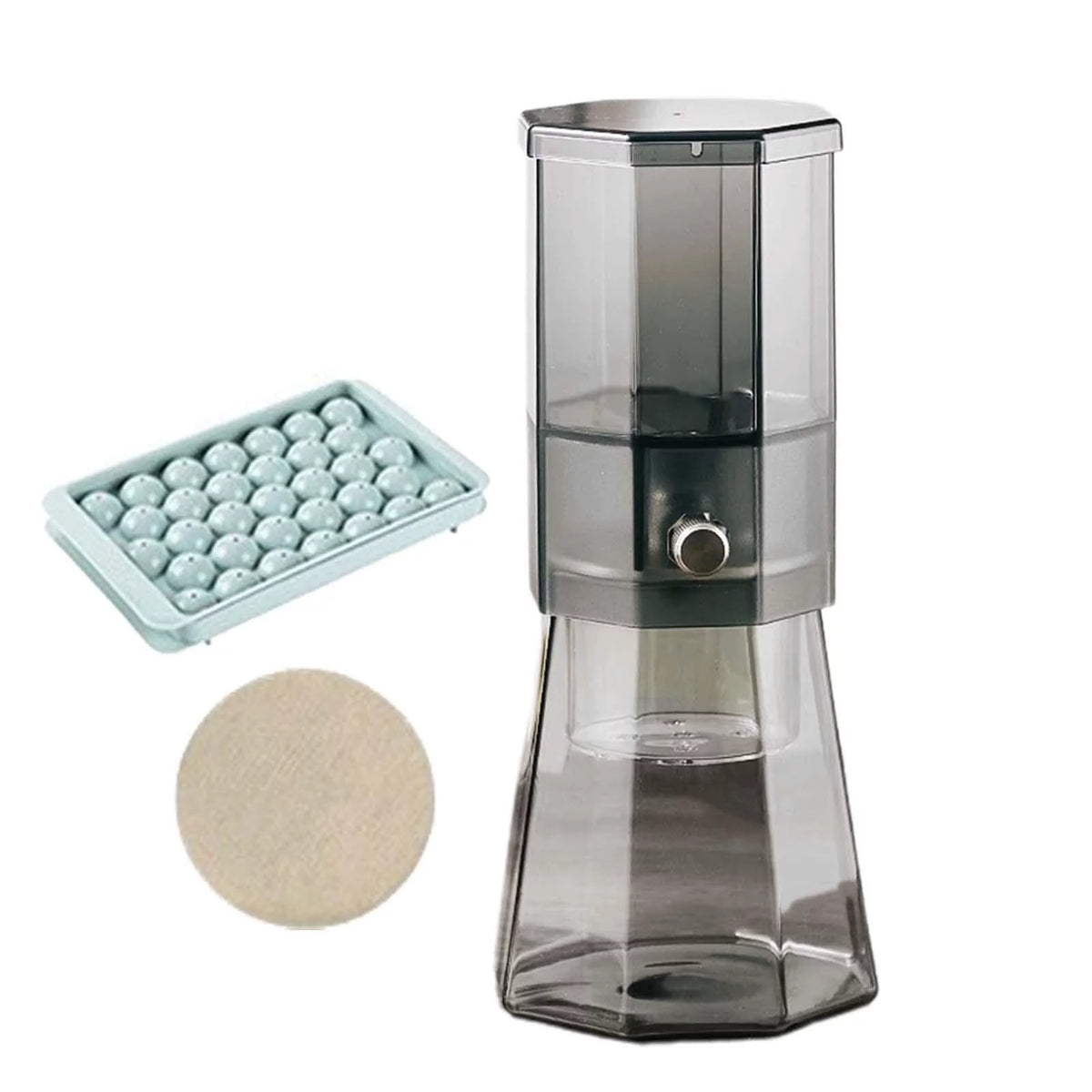 Cold Brew Coffee Maker Detachable Coffee Machine gray V12457