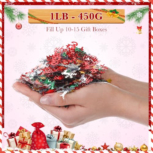 1lb Christmas Glitter Confetti T152