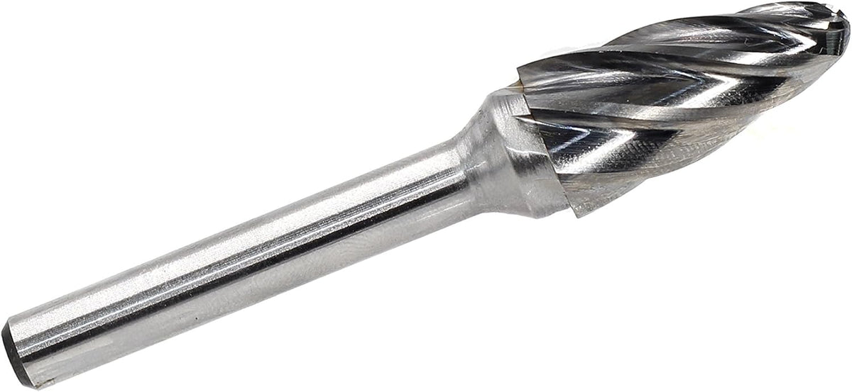 Carbide Rotary Burr Files Set, 5pcs, 1/4 Shank, Pack of 2 O96178