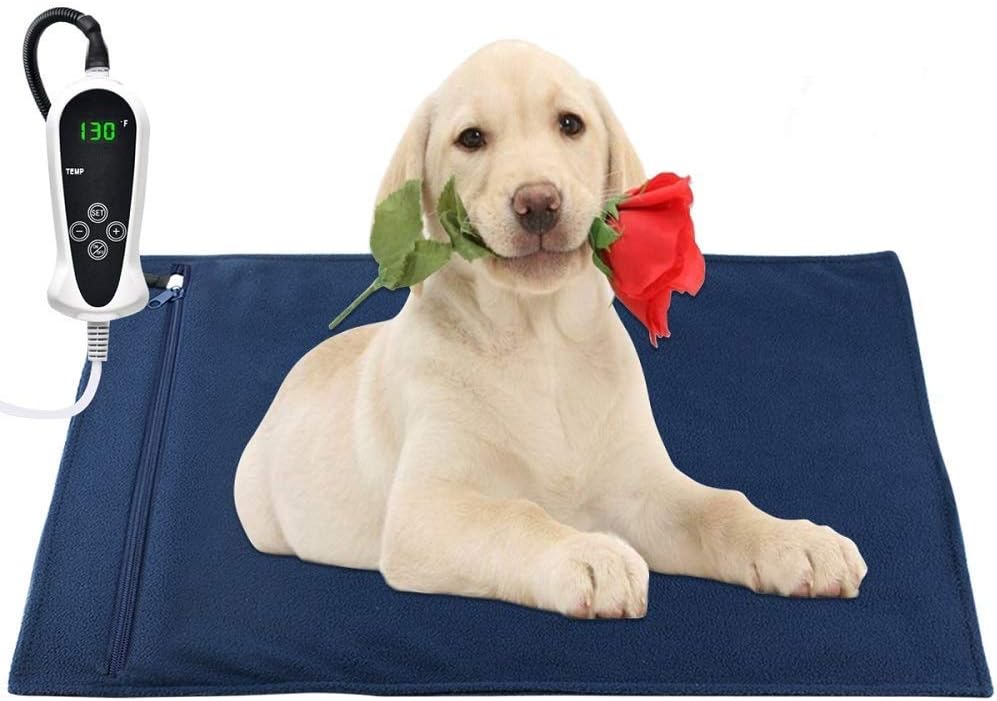 Electric Heating Pad for Dogs and Cats Auto Power Off Large 22 x 18 Pack of 2 V89144