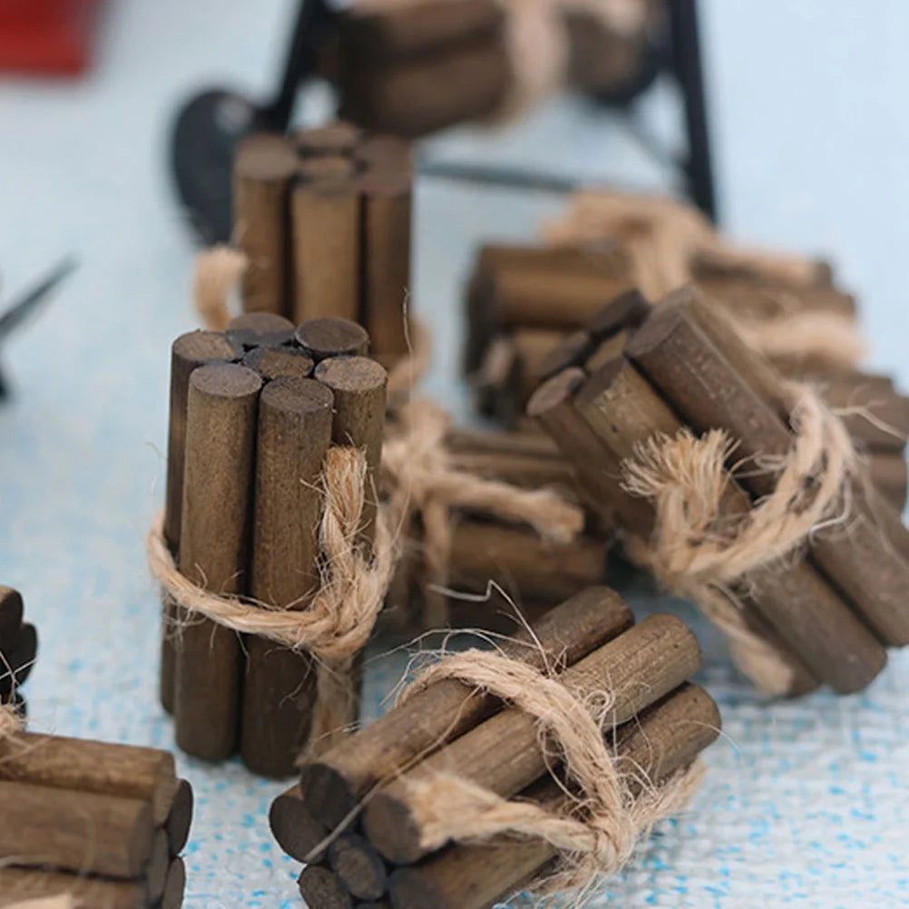 Miniature Firewood Pile Decorations Z252513