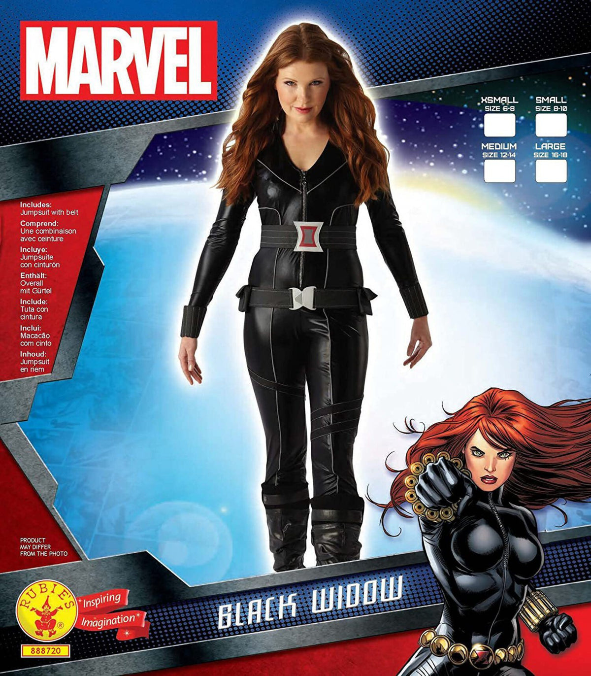 Black Widow Deluxe Ladies Costume U175
