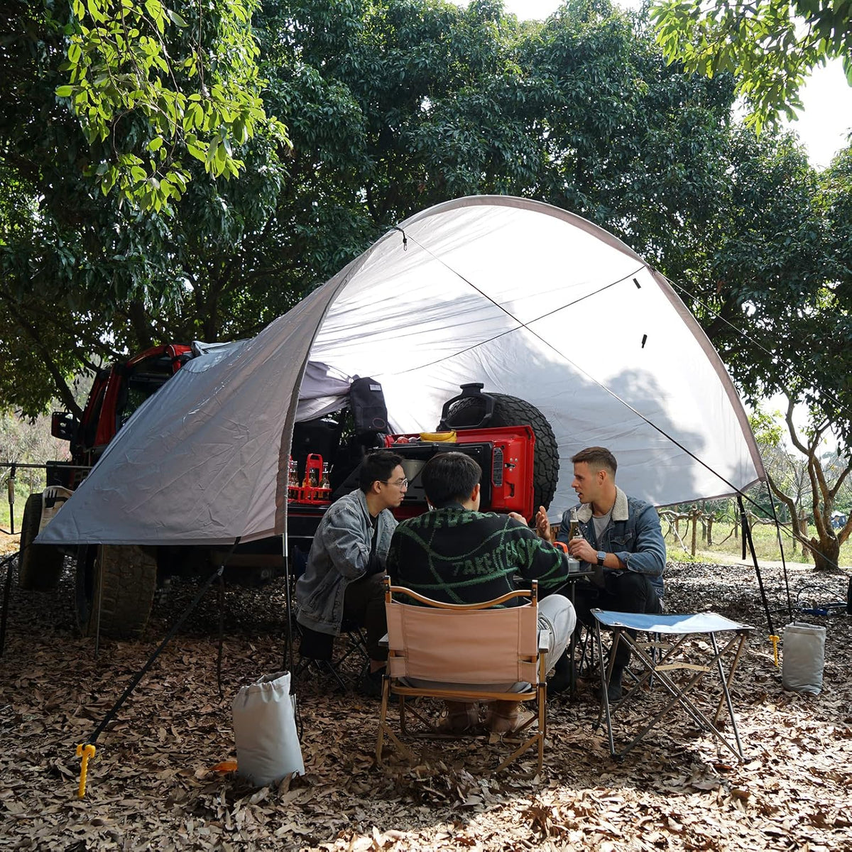 Teardrop Tailgate Tent Canopy Q7053