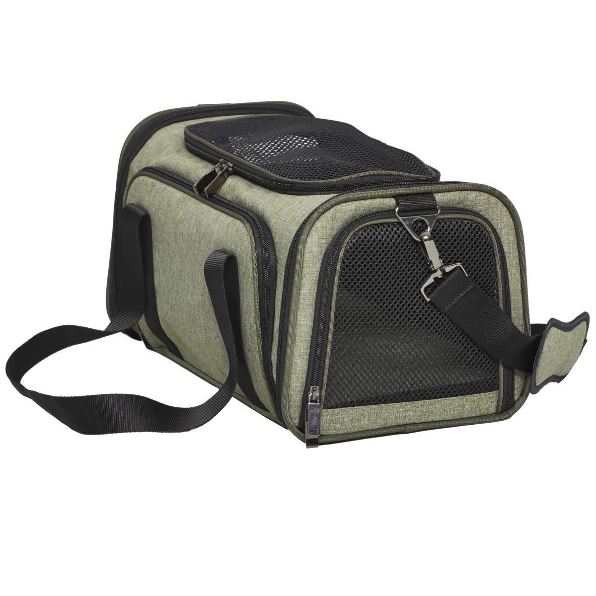Green Expandable Pet Carrier S3783
