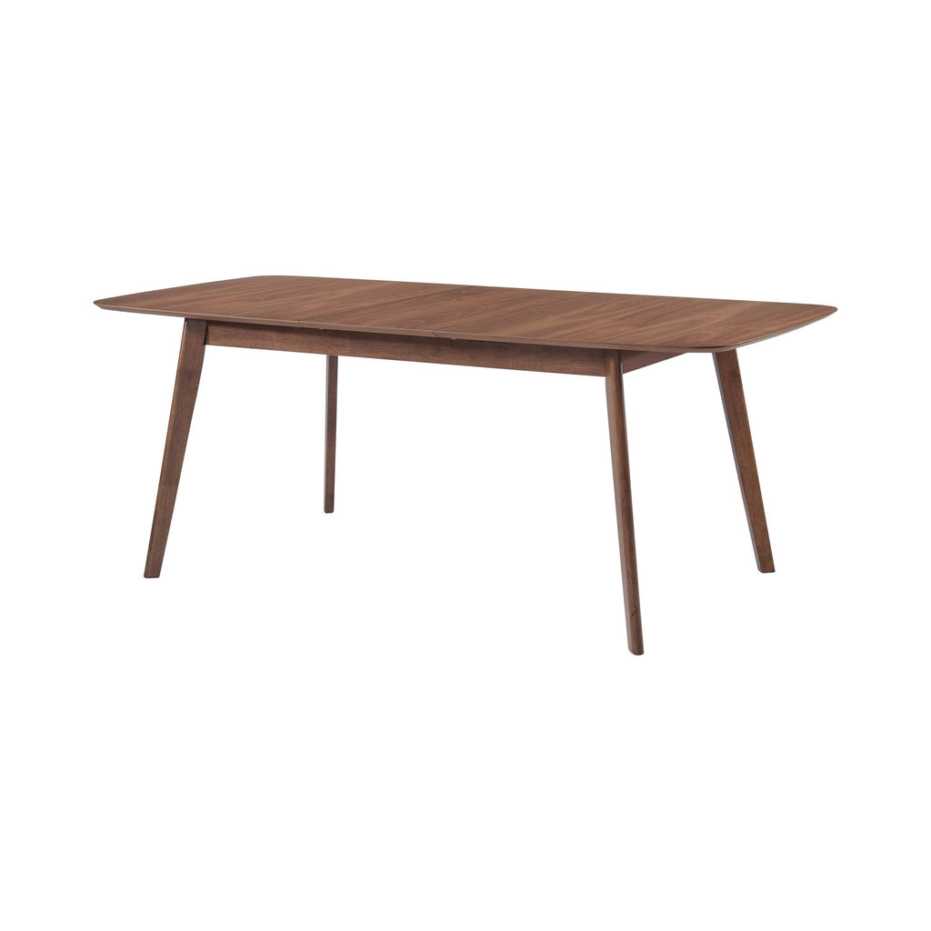 Natural Walnut Dining Table with Butterfly Extension Leaf Z39481