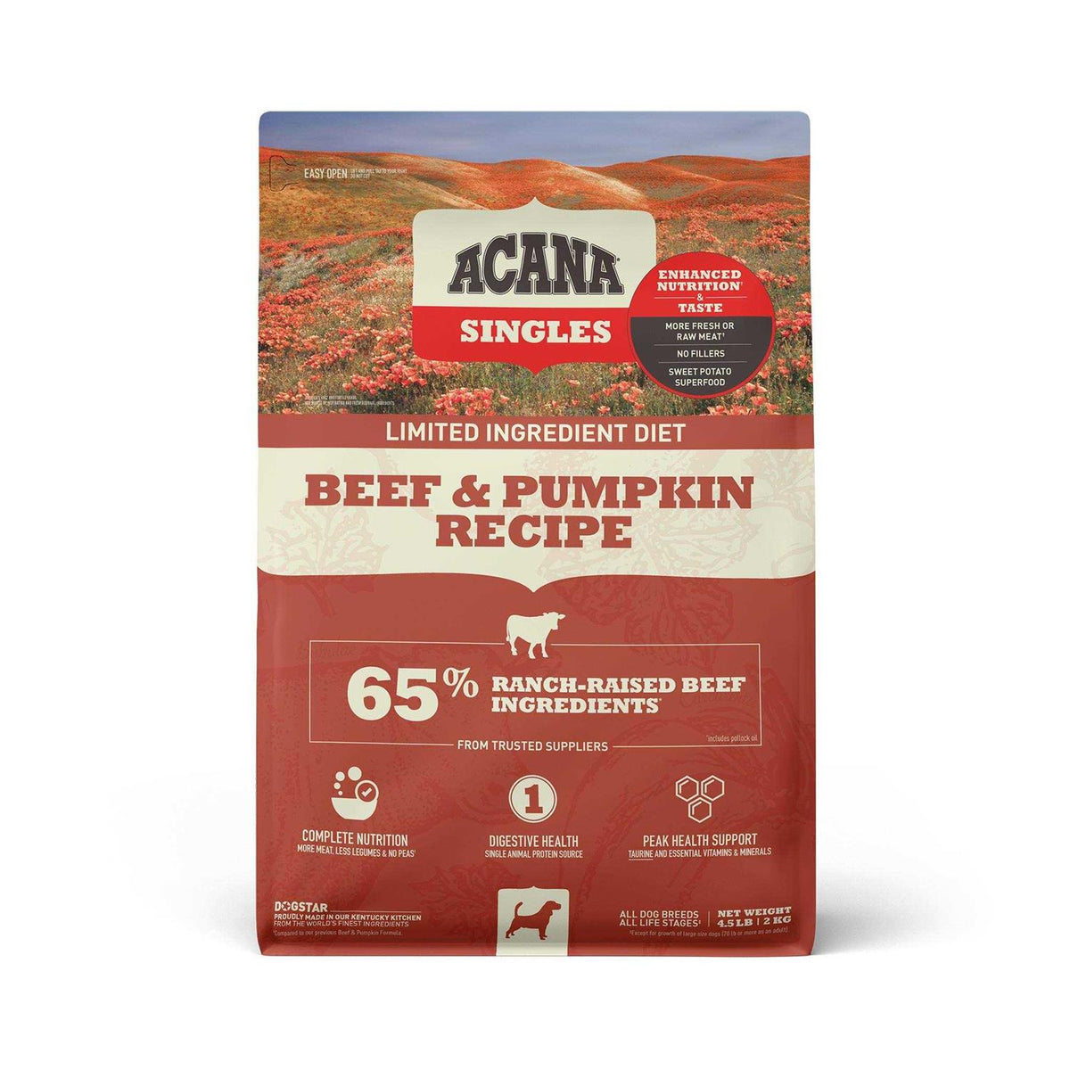 Beef & Pumpkin Dry Dog Food J89965