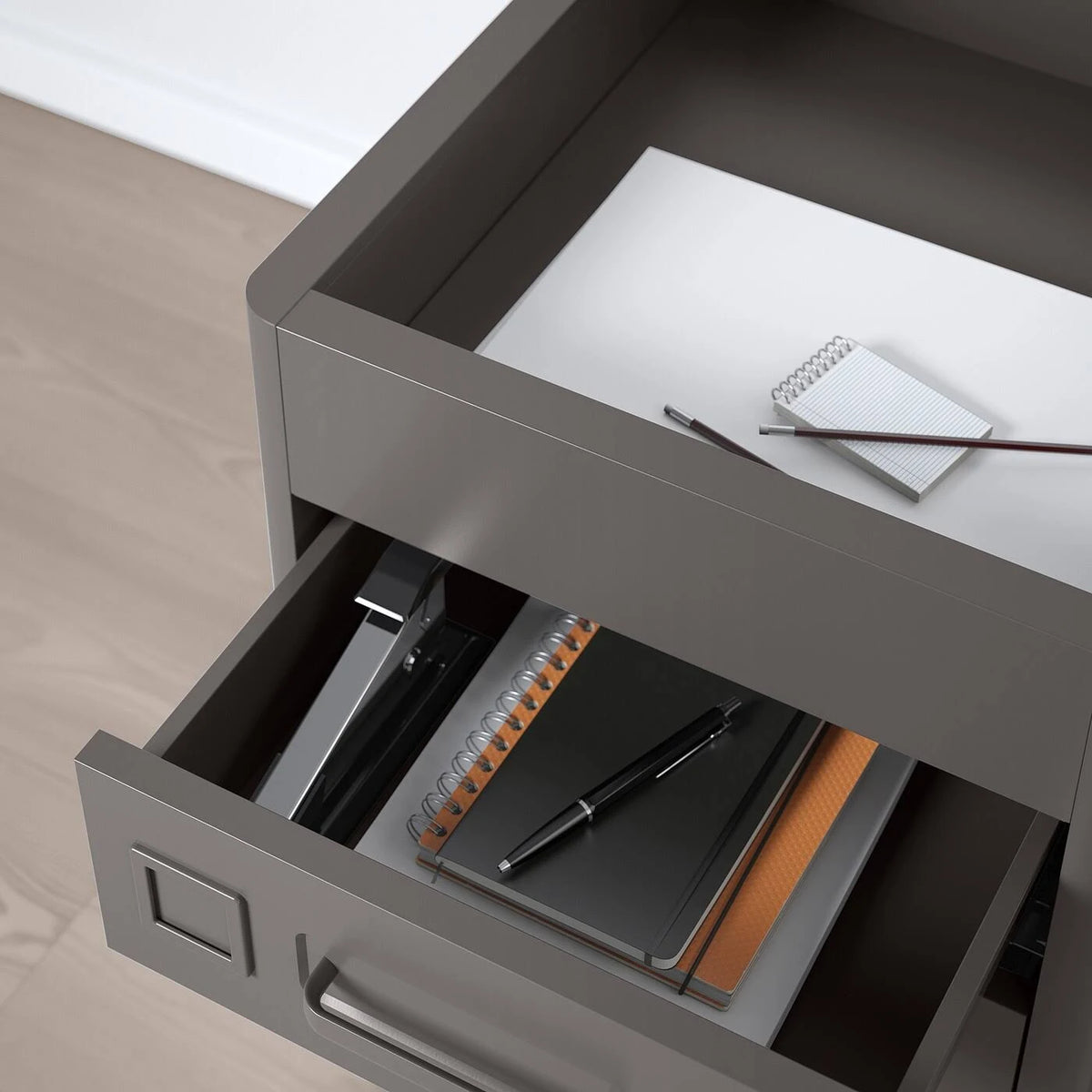 Dark Gray Drawer Unit on Casters F139347