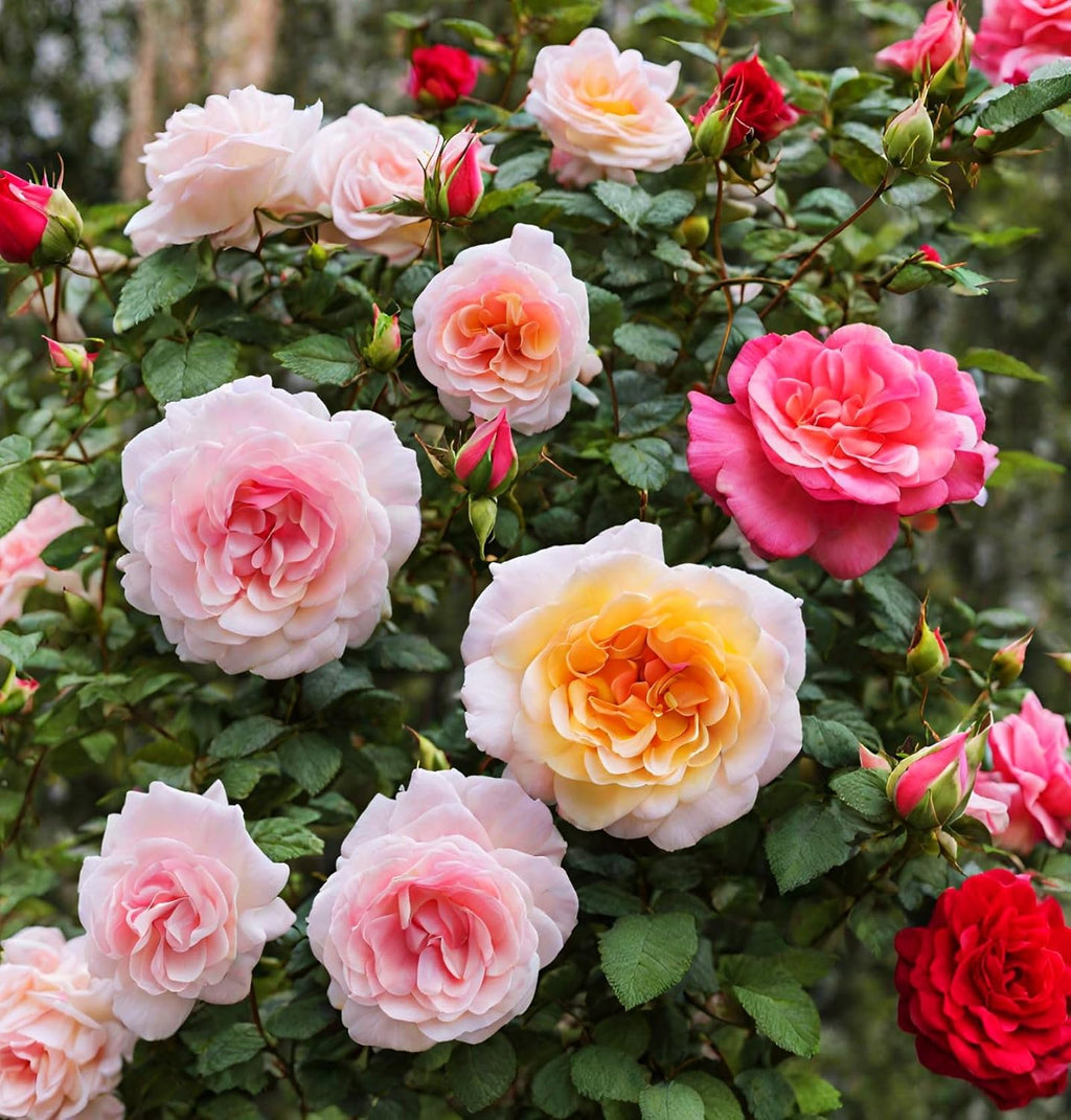 16 Varieties Mixed Color Rose Seeds Z7729