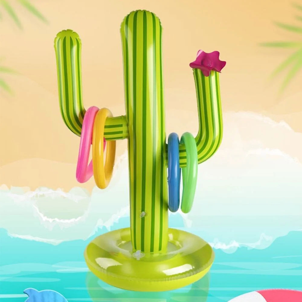 Inflatable Cactus Ring Toss Water Toys K682114