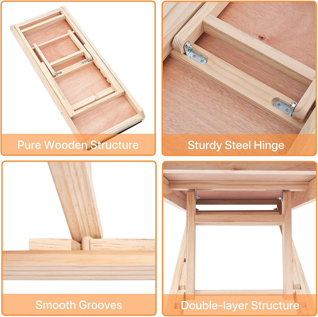 Wooden Adjustable Pet Ramp with Non-Slip Traction Pad, 40 Long C9717