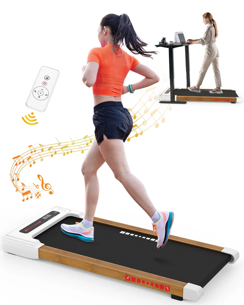 2.5HP Under Desk Electric Treadmill X940452