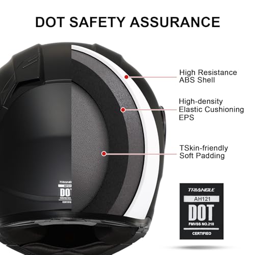 Modular Motorcycle Helmet Flip Up Full Face Dual Visor A42438