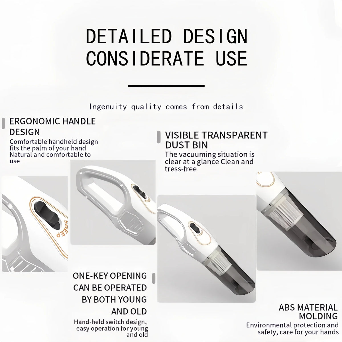 3 in 1 Cordless Handheld Vacuum Cleaner J68149