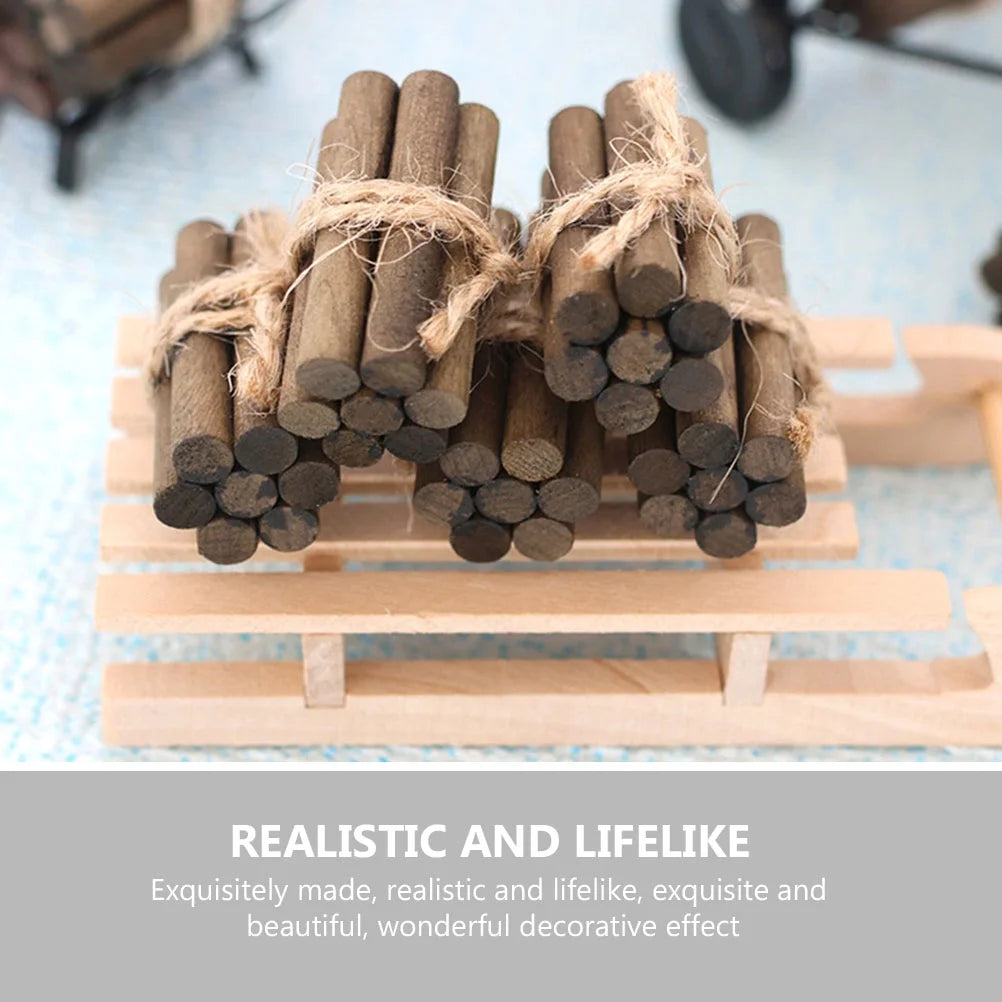 Miniature Firewood Pile Decorations Z252513