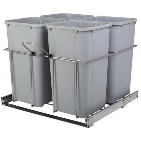 27-Quart Plastic Pull Out Trash Can R178160