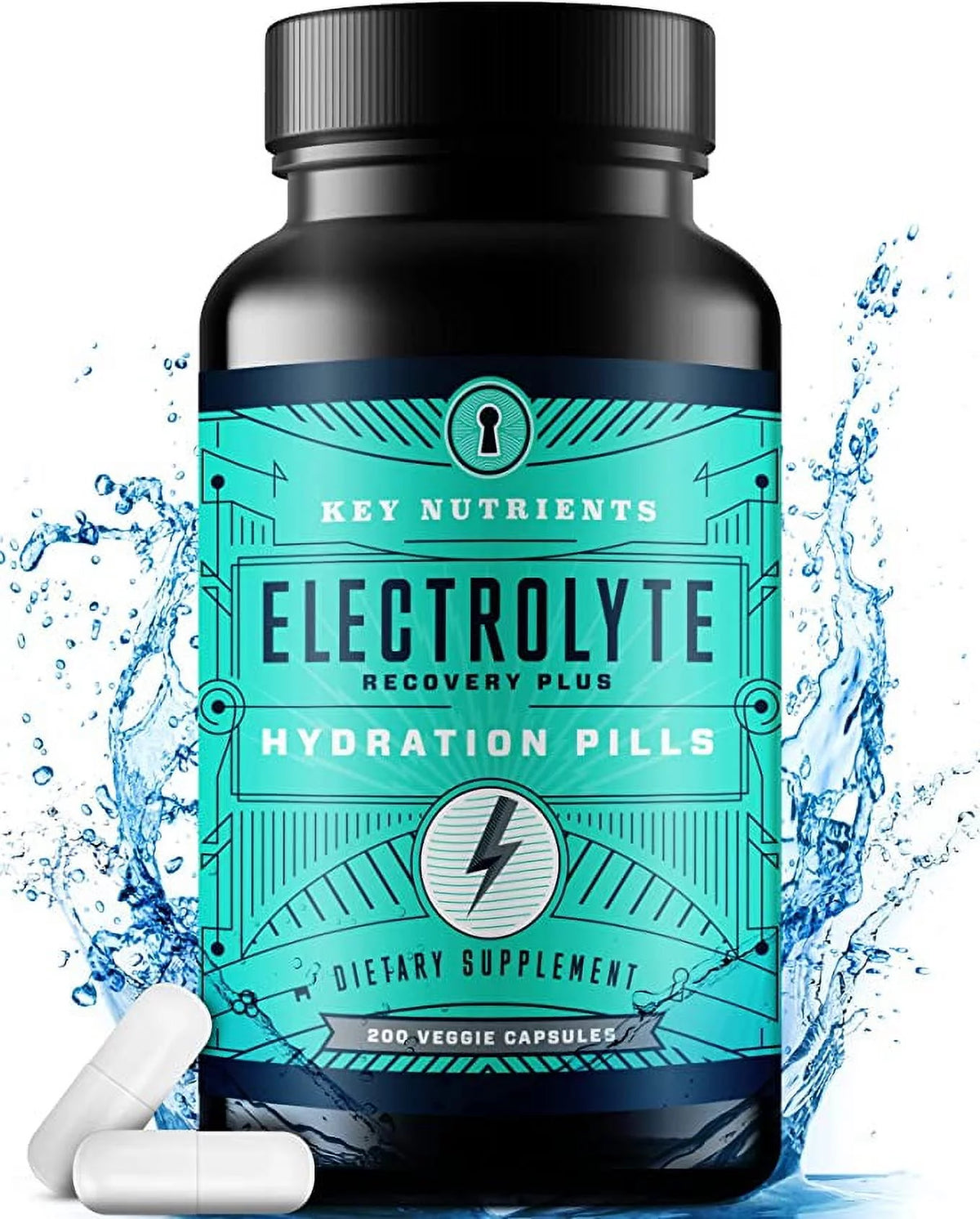 Electrolyte Salt Tablets 200 Capsules T24448