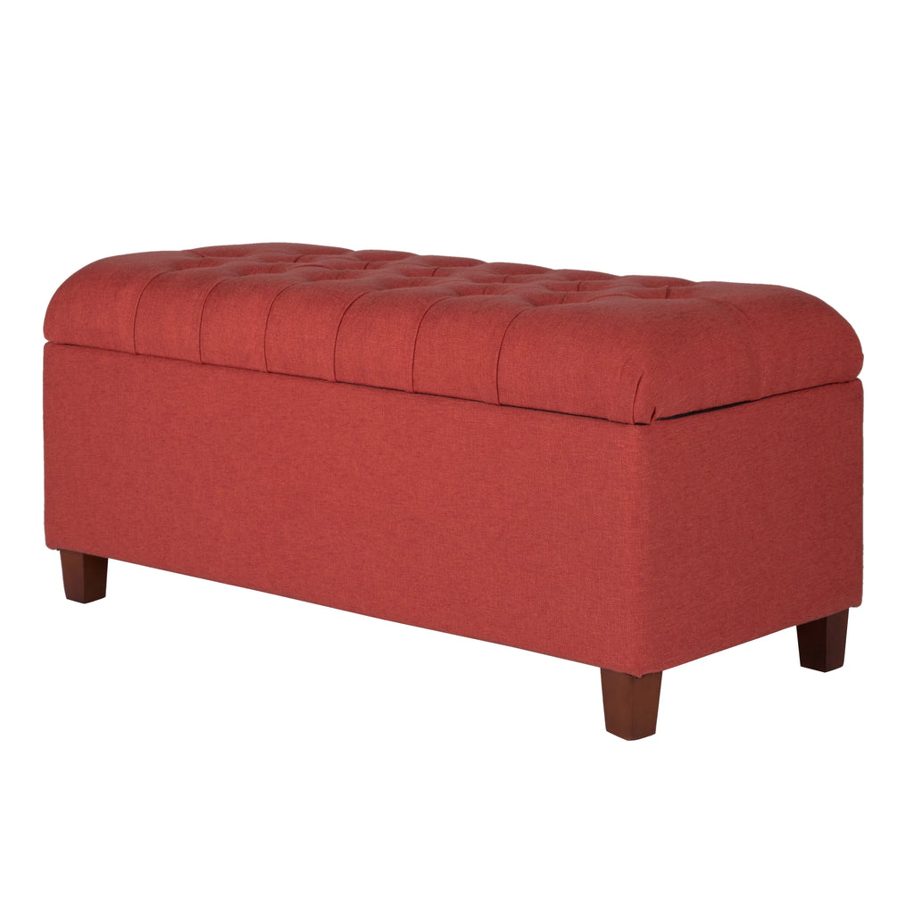 Button Tufted Storage Bench X366563