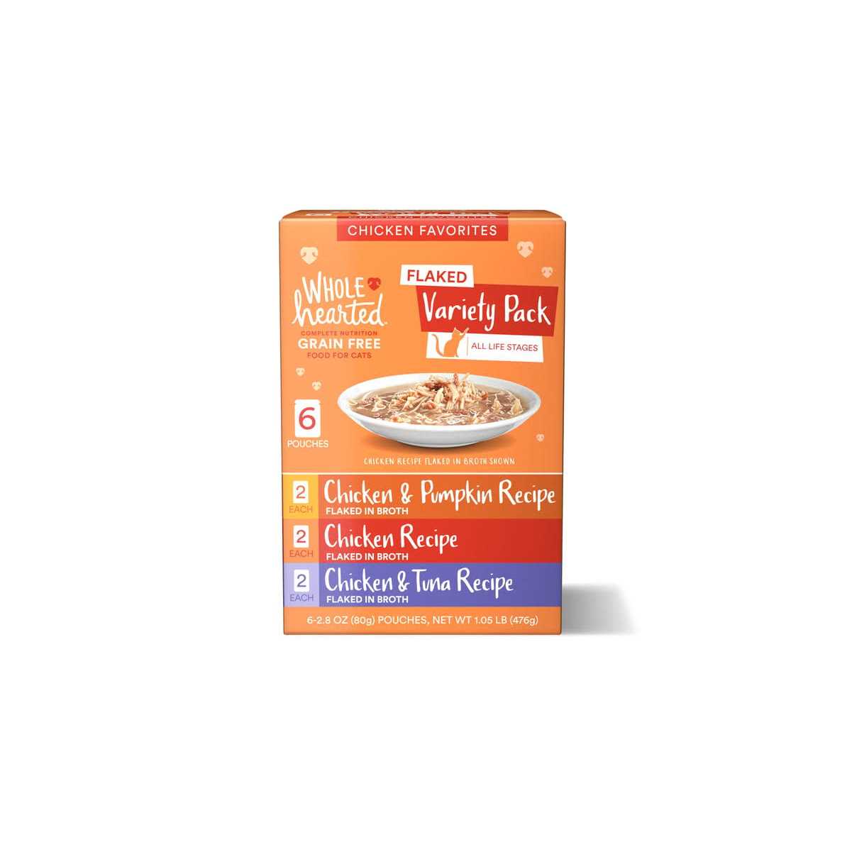 Grain Free Chicken Flaked Wet Cat Food Variety Pack H33521